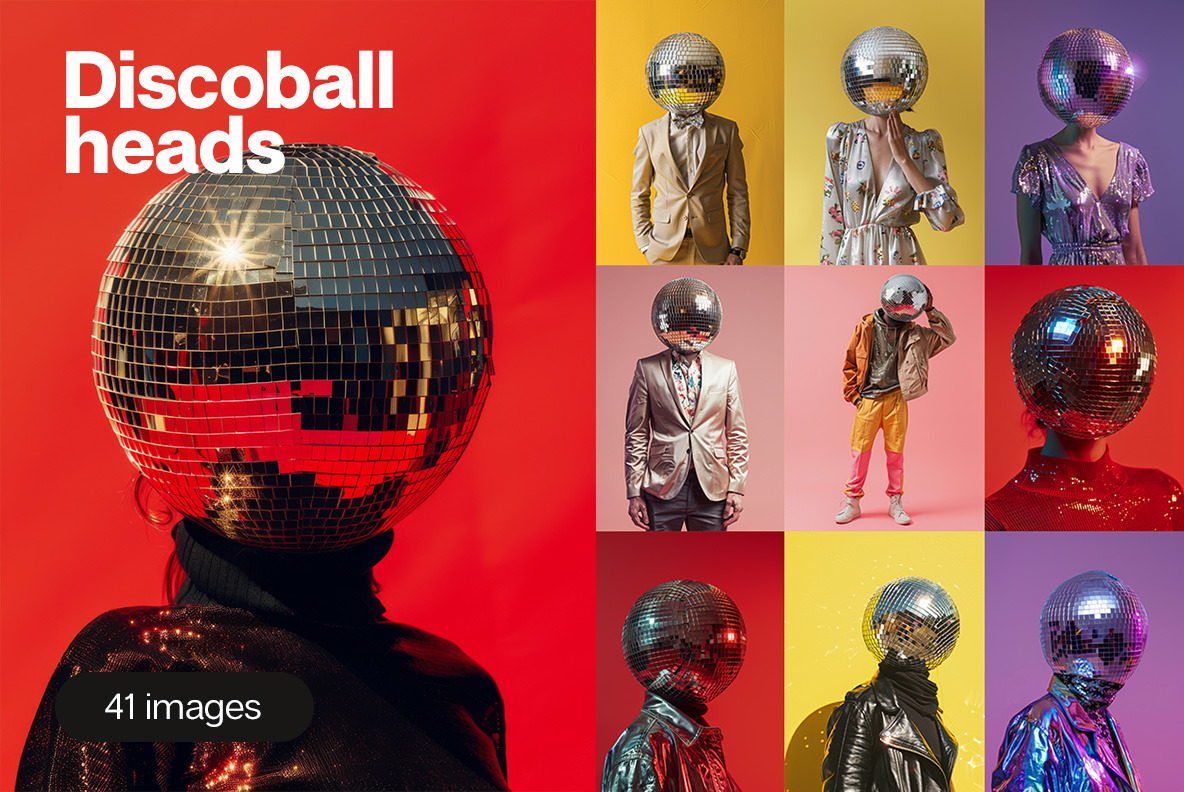 Disco ball heads - 41 images Disco ball heads - 41 images