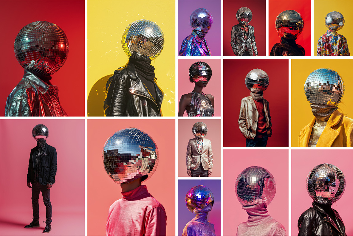 Disco ball heads - 41 images Disco ball heads - 41 images