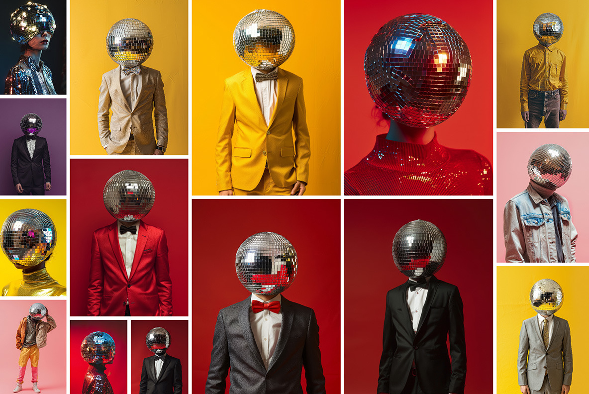 Disco ball heads - 41 images Disco ball heads - 41 images