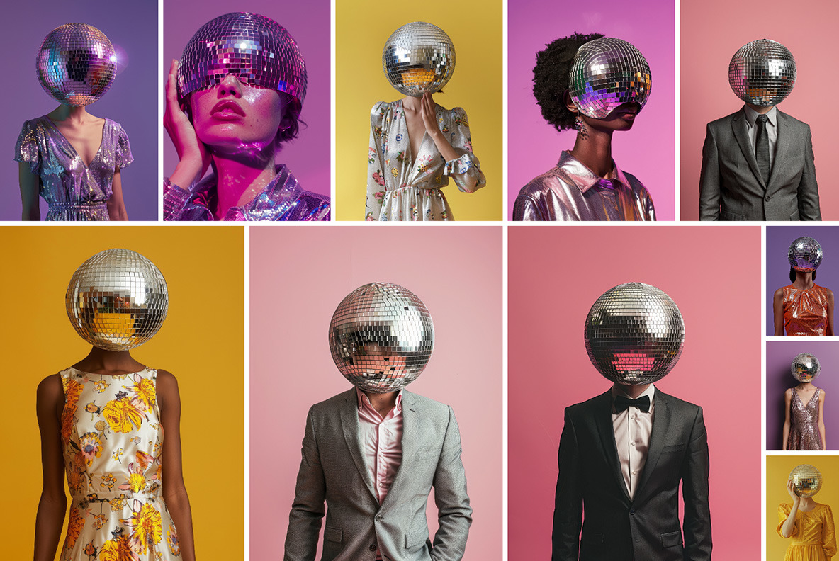 Disco ball heads - 41 images Disco ball heads - 41 images