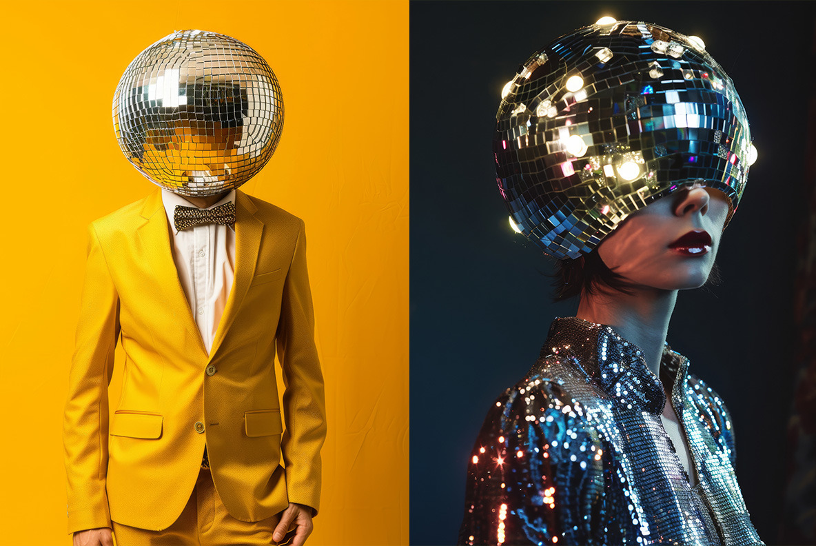 Disco ball heads - 41 images Disco ball heads - 41 images