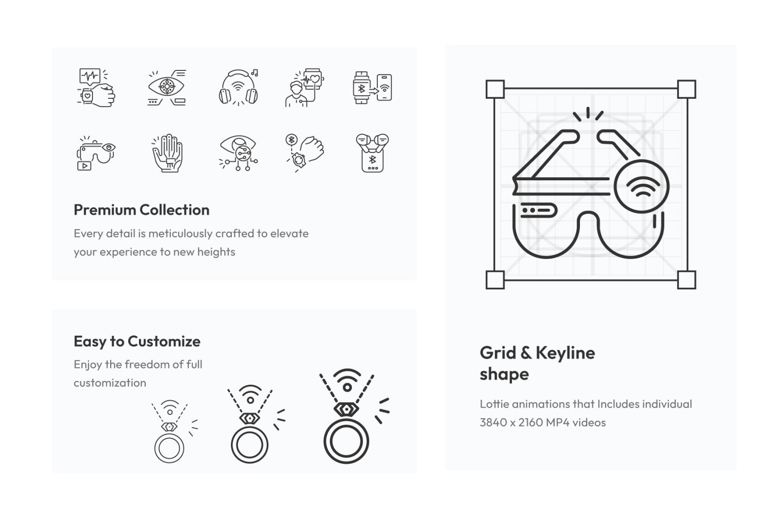 Wearable Technology Animated Icons Wearable Technology Animated Icons