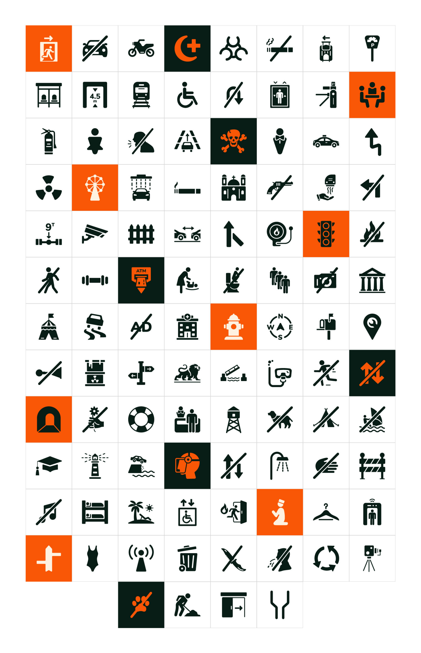 Public Signage Icons Public Signage Icons