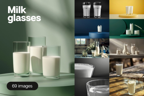 Milk glasses - 69 images - Vitamin