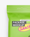 Matte Snack Package Mockup