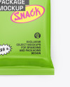 Matte Snack Package Mockup