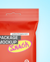 Matte Snack Package Mockup
