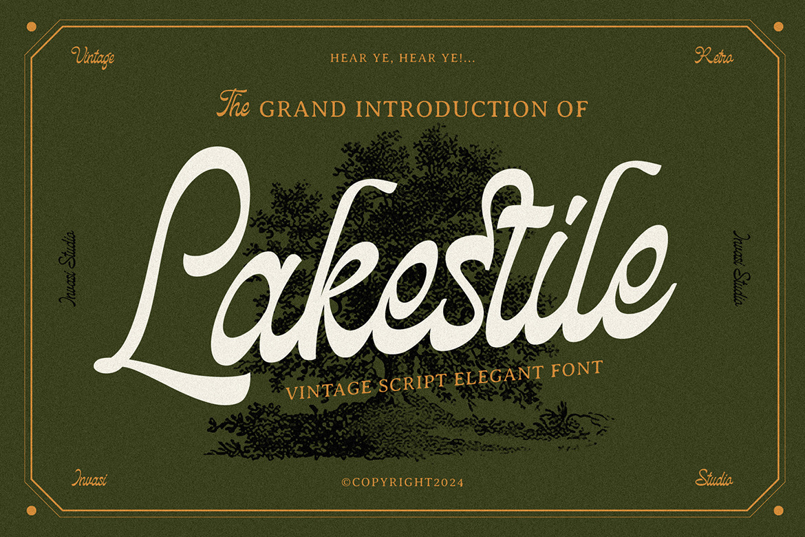Lakestile - Classic Reverse Script Lakestile - Classic Reverse Script