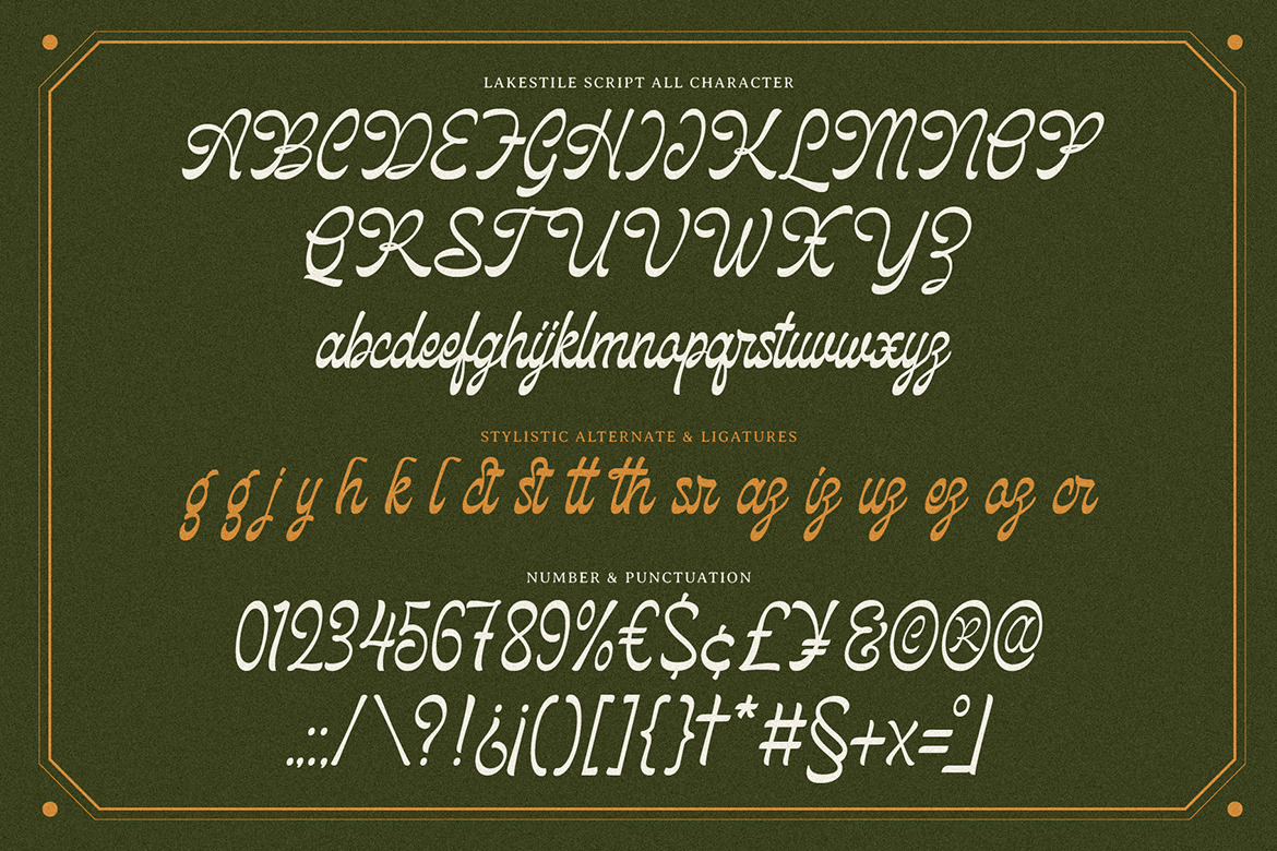 Lakestile - Classic Reverse Script Lakestile - Classic Reverse Script
