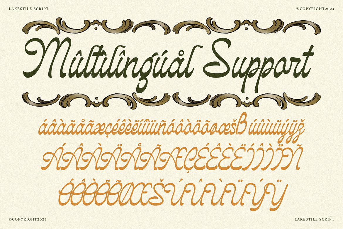 Lakestile - Classic Reverse Script Lakestile - Classic Reverse Script
