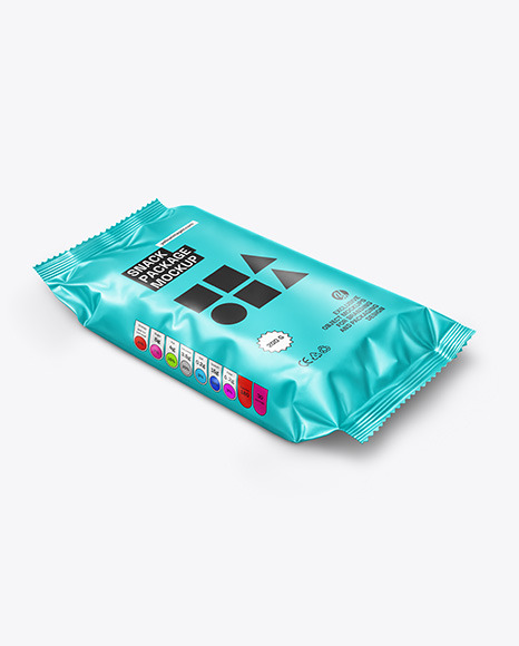 Matte Snack Package Mockup - Digital product mockup