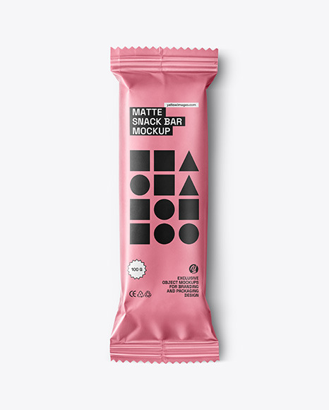 Matte Snack Bar Mockup - Digital product mockup