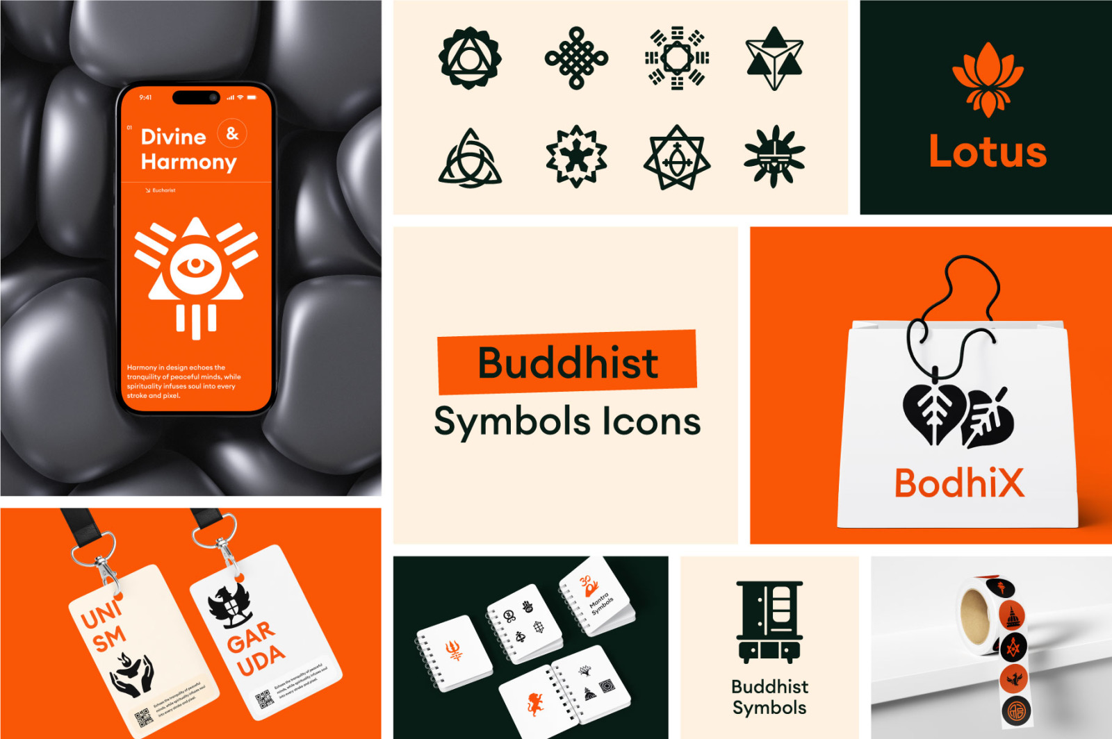 Buddhist Symbols Icons Buddhist Symbols Icons