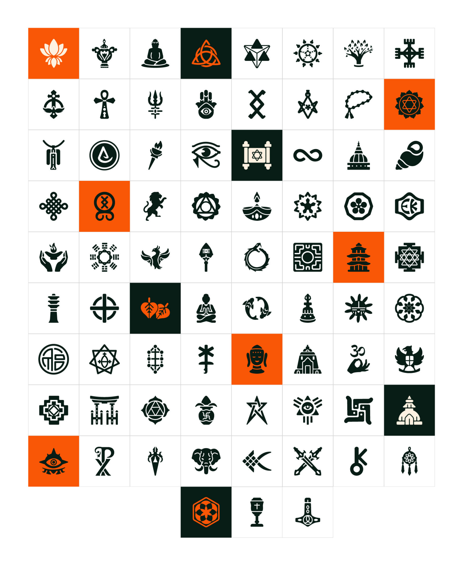 Buddhist Symbols Icons Buddhist Symbols Icons