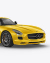 Mercedes-Benz SLS AMG Mockup - Half Side View