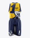 Basketball Kit Mockup - Back View