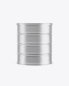 Matte Metallic Powder Can Mockup Matte Metallic Powder Can Mockup