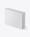 Box Mockup - Half Side View (High Angle Shot)