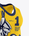 Basketball Kit Mockup - Half Side View