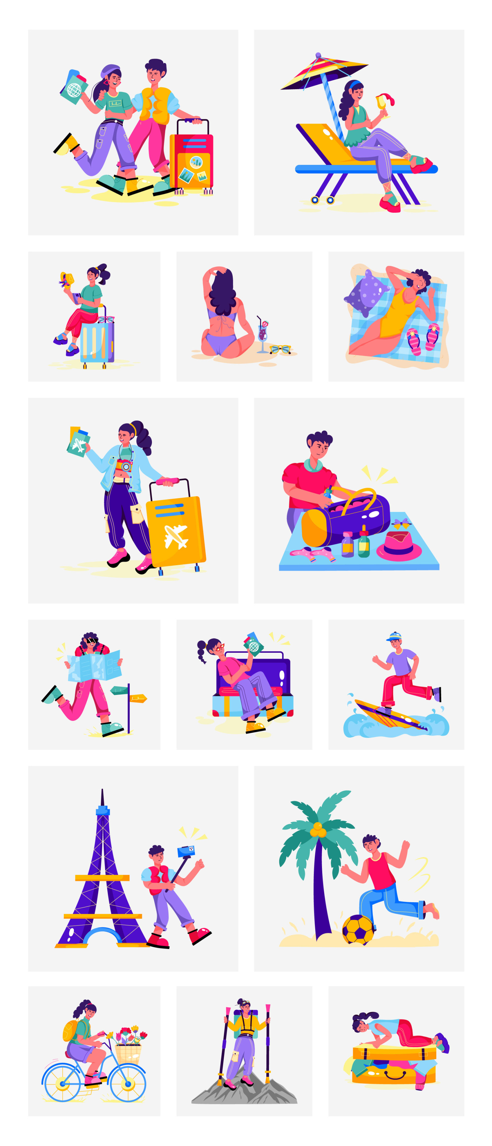Travel Illustration Pack Travel Illustration Pack