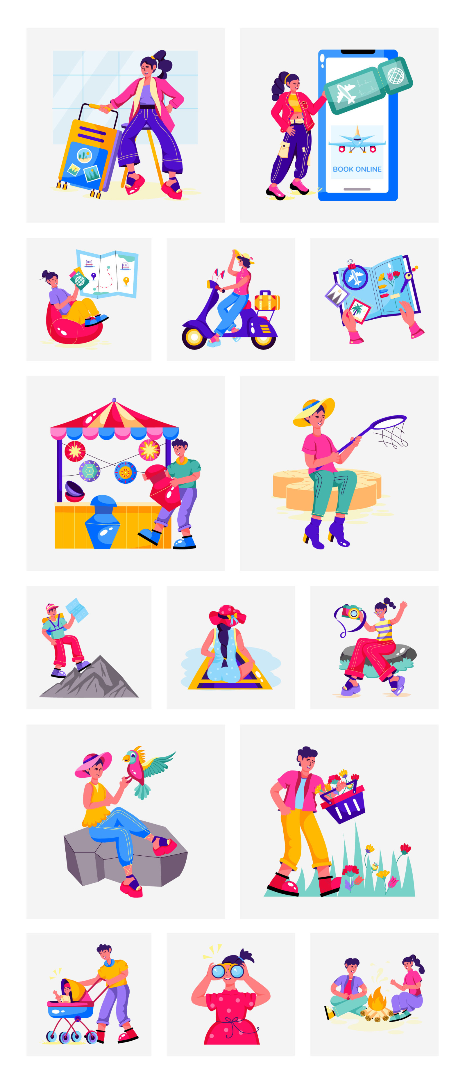 Travel Illustration Pack Travel Illustration Pack