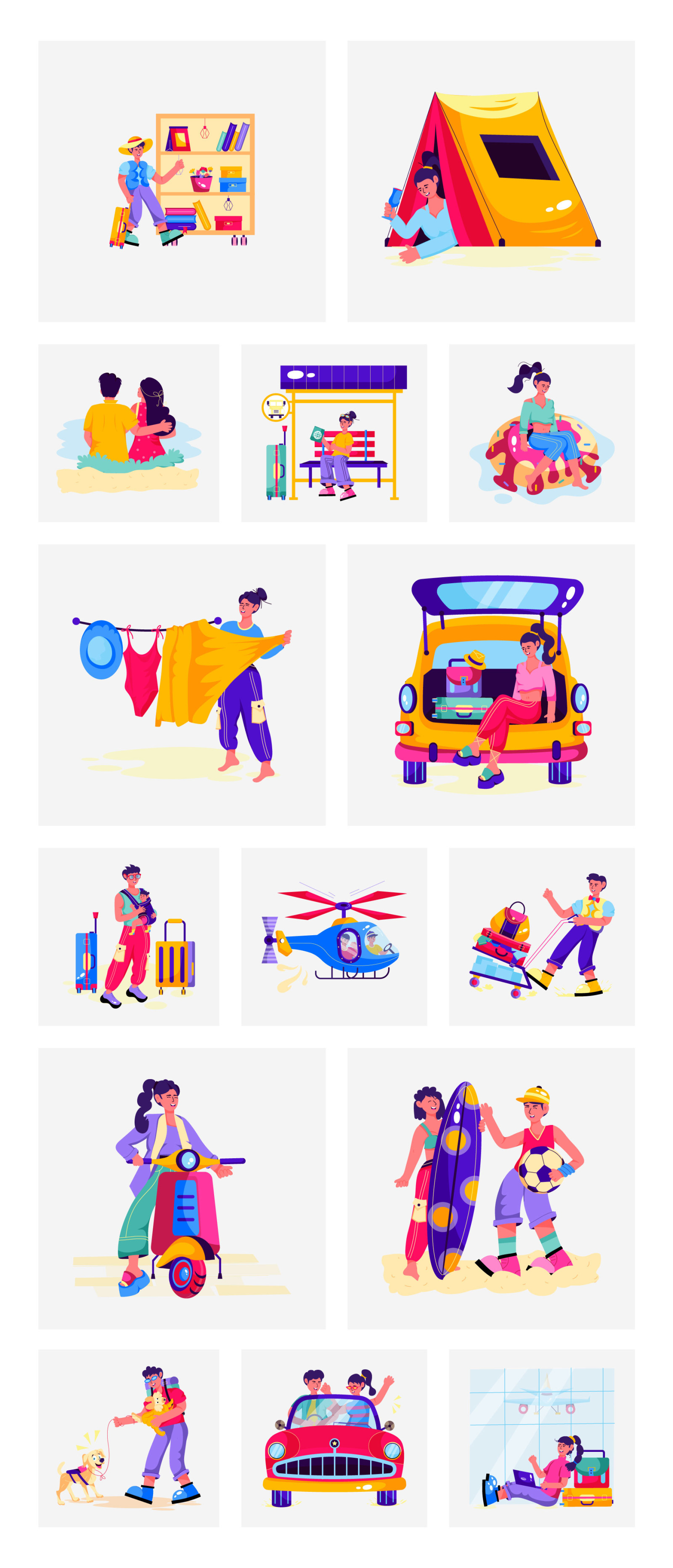 Travel Illustration Pack Travel Illustration Pack