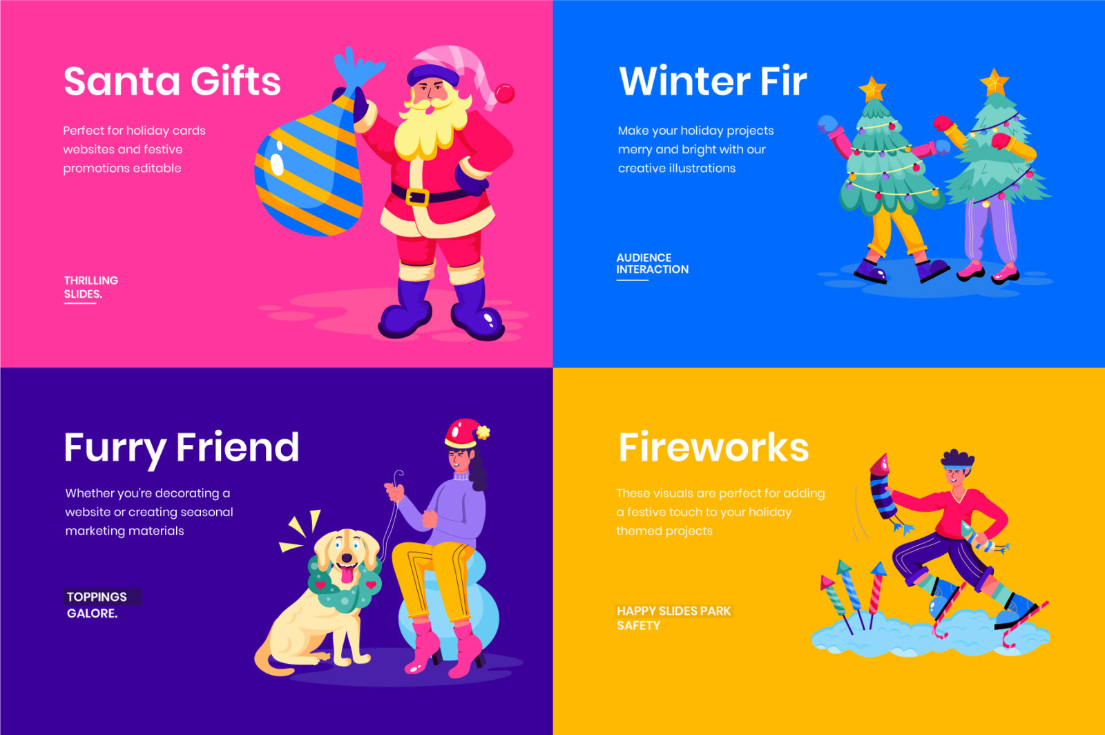 Christmas Characters Illustrations Christmas Characters Illustrations