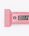 Glossy Snack Package Mockup
