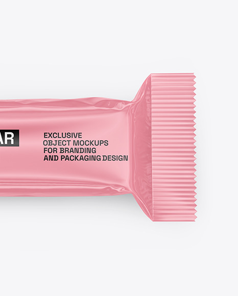 Glossy Snack Package Mockup