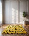 Carpet with Pile in The Room Mockup