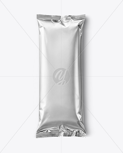 Metallic Snack Package Mockup