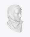 Hijab Mockup - Half Side View