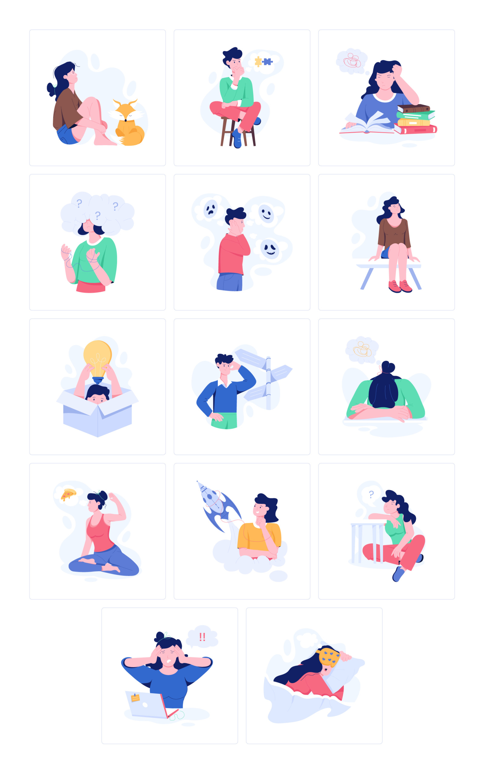 35 Thinking Illustrations 35 Thinking Illustrations