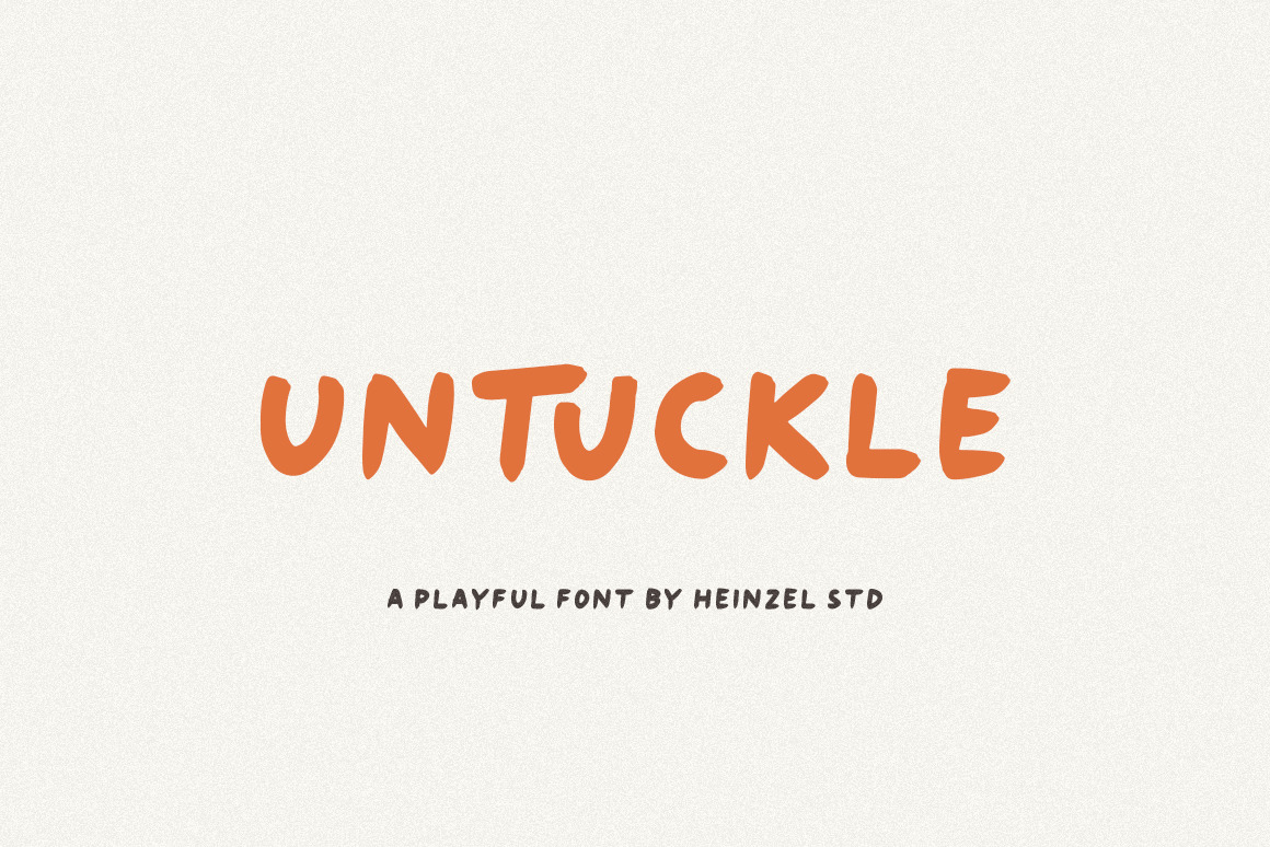 Untuckle Playful Font Untuckle Playful Font
