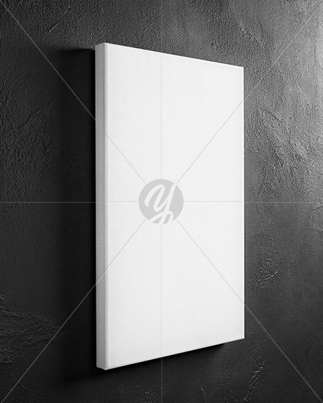 Canvas Picture on the Wall Mockup