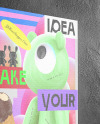 Canvas Picture on the Wall Mockup