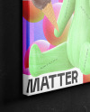 Canvas Picture on the Wall Mockup