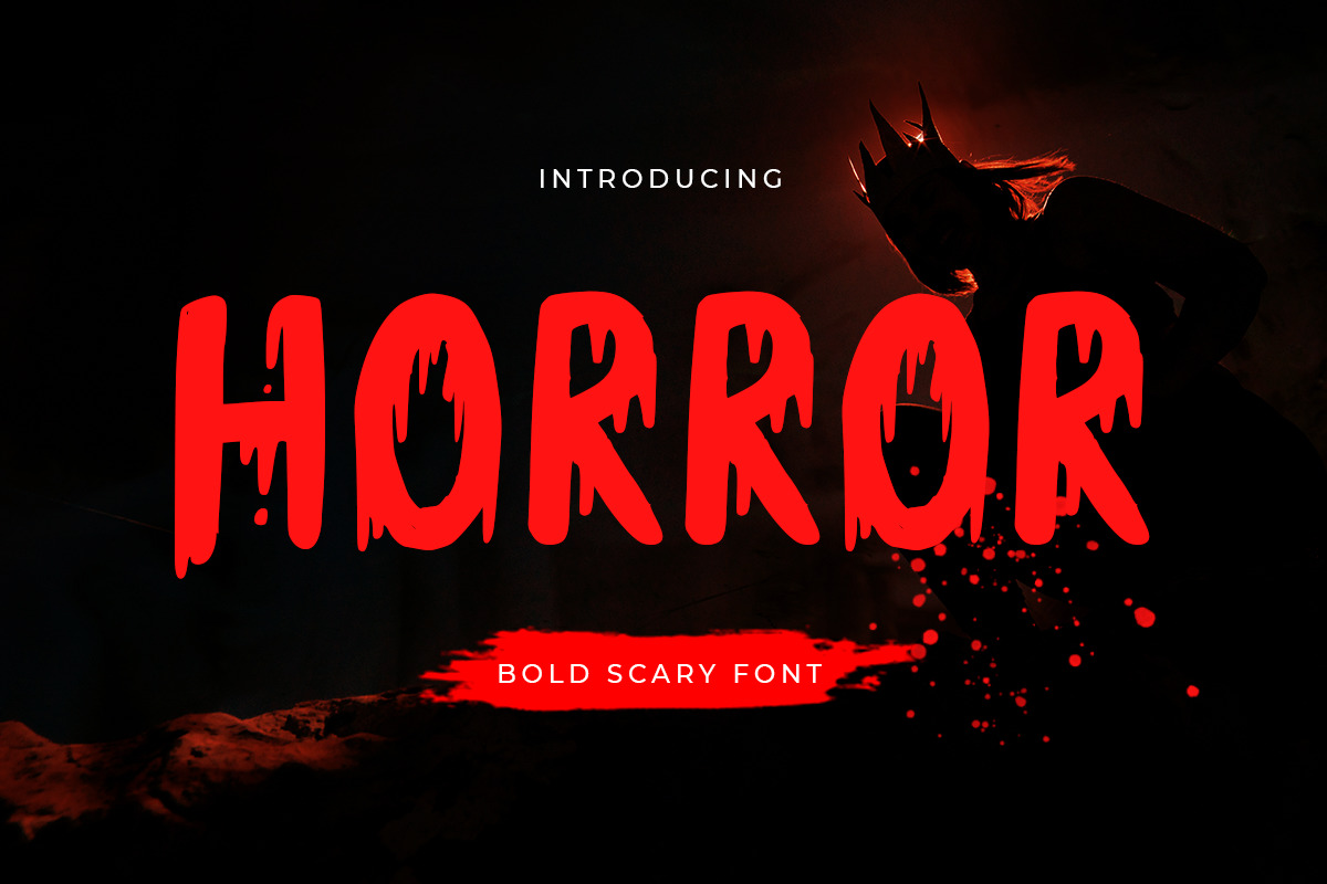 Horror - Bold Scary Font