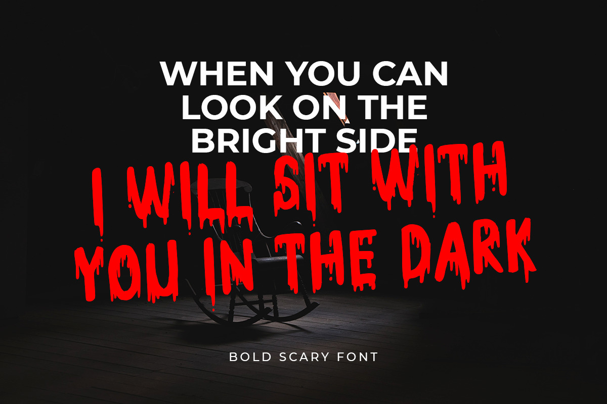 Horror - Bold Scary Font