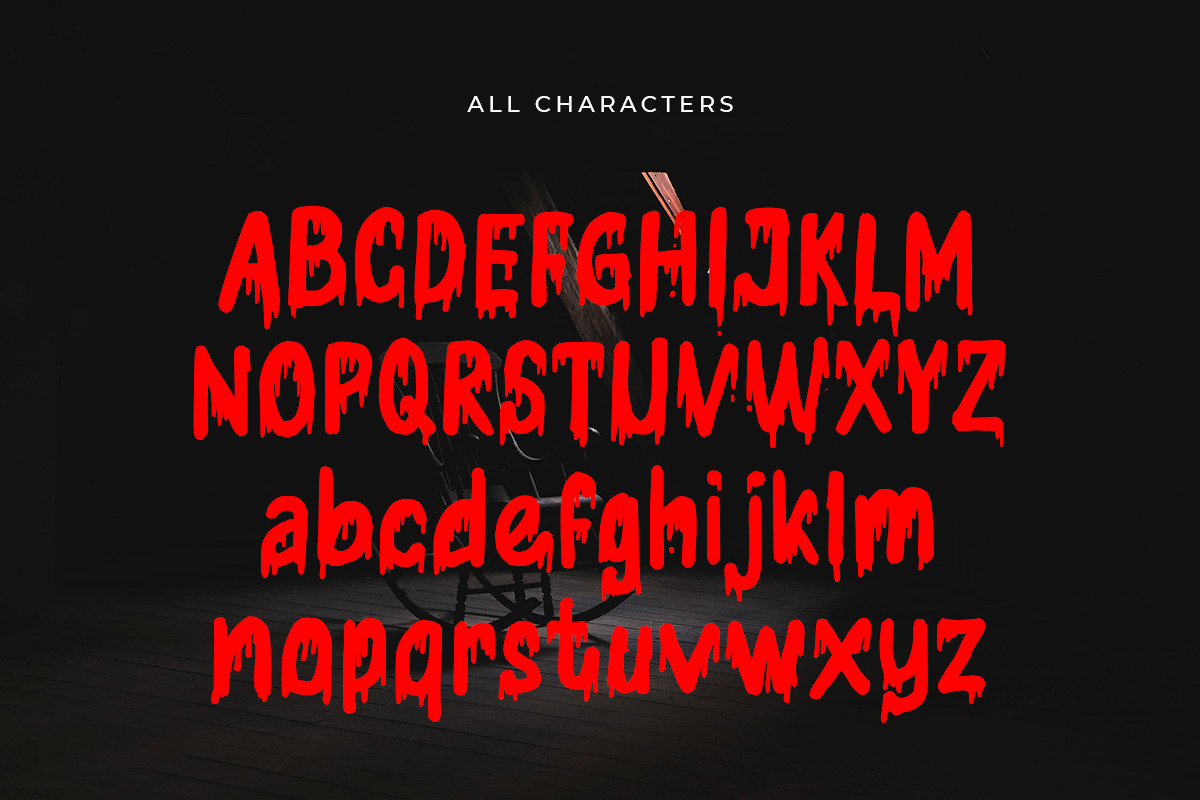 Horror - Bold Scary Font