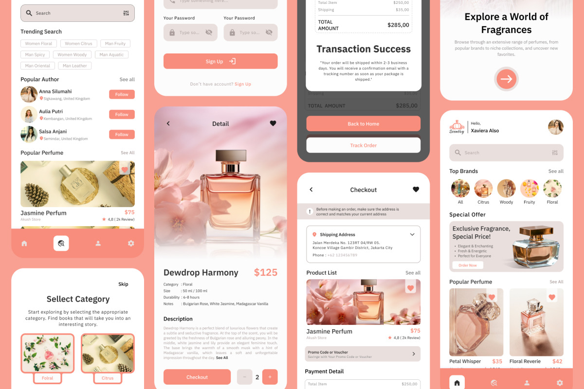 Scentivy - Perfume Mobile App Scentivy - Perfume Mobile App