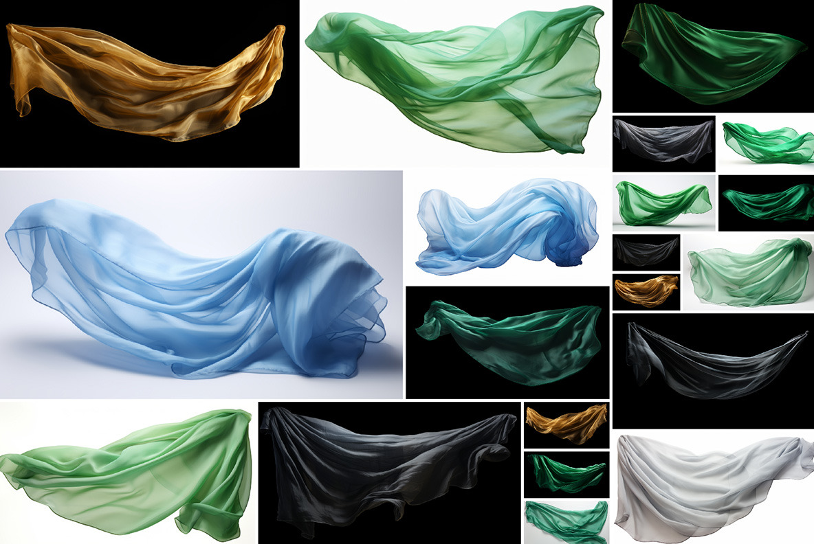 Floating fabric - 80 images Floating fabric - 80 images