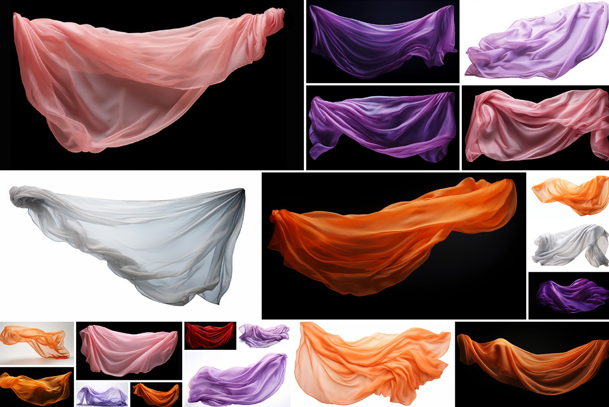 Floating fabric - 80 images Floating fabric - 80 images