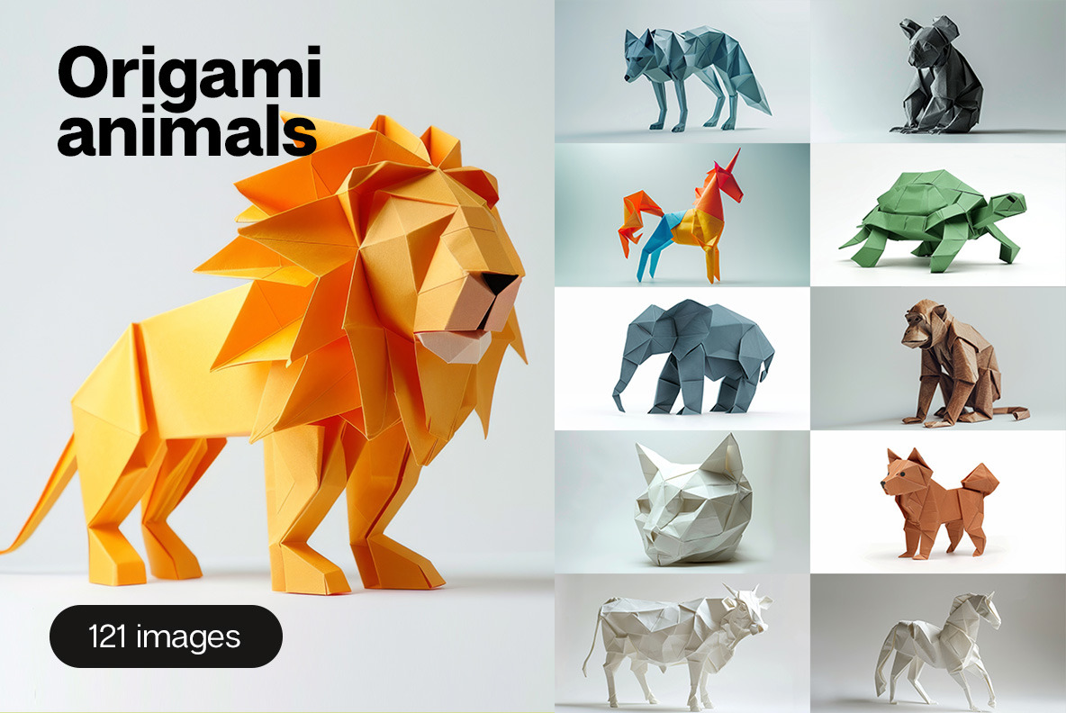 Origami animals - 121 images Origami animals - 121 images