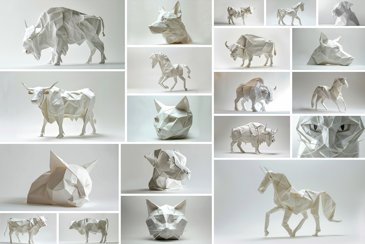 Origami animals - 121 images Origami animals - 121 images