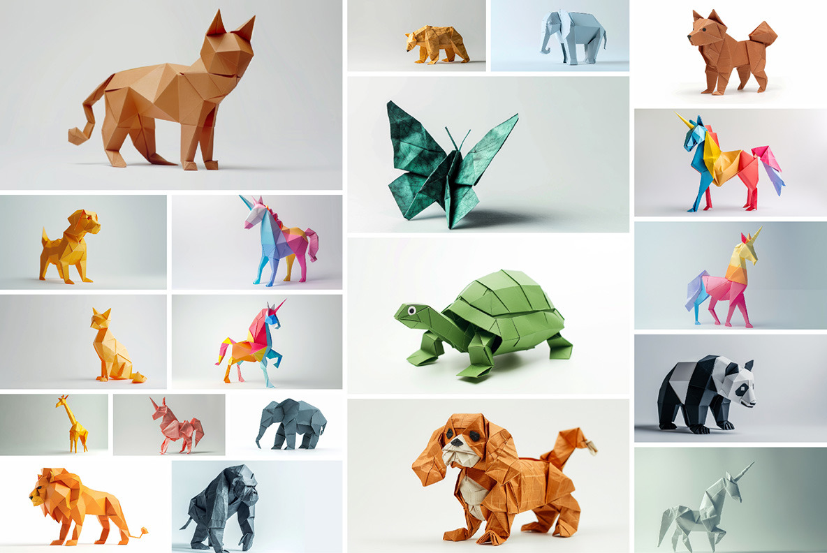 Origami animals - 121 images Origami animals - 121 images