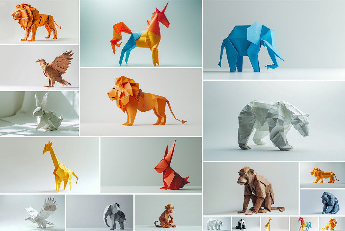 Origami animals - 121 images Origami animals - 121 images
