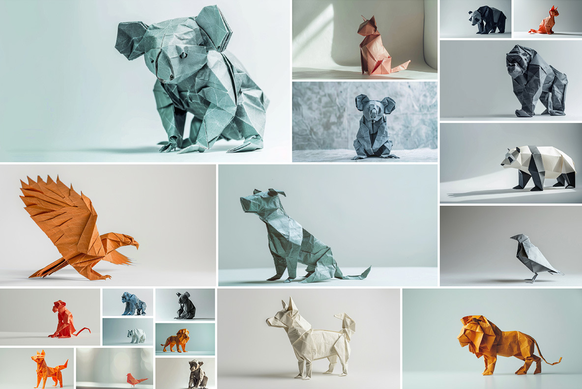 Origami animals - 121 images Origami animals - 121 images