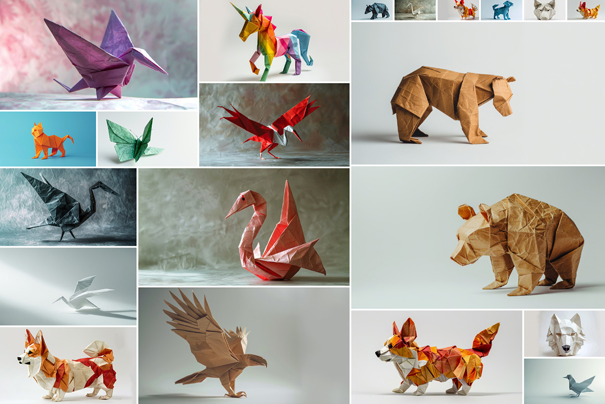 Origami animals - 121 images Origami animals - 121 images