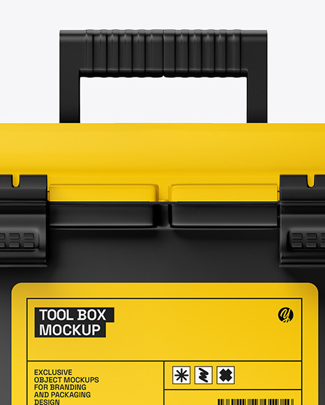 Plastic Tool Box Mockup